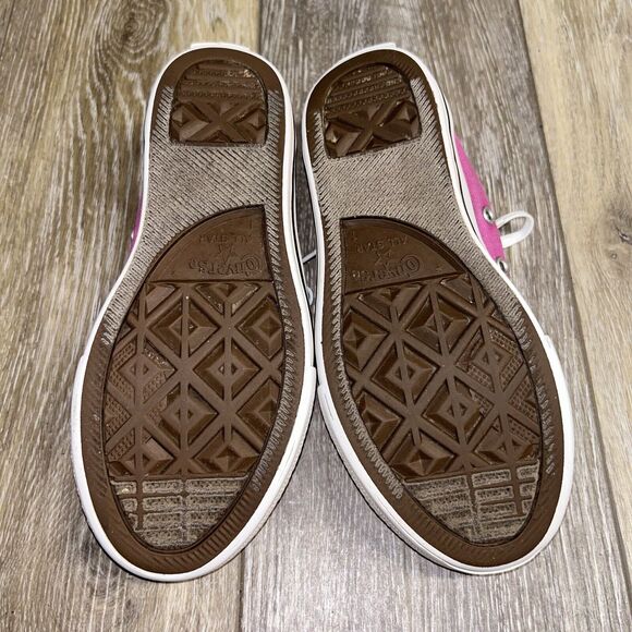 Juniors Youth US Size 1 Converse Double Tongue 652583F Pink Sneaker Shoes - Picture 13 of 13